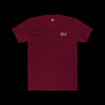 "Move In Silence" - Unisex Cotton Crew Tee