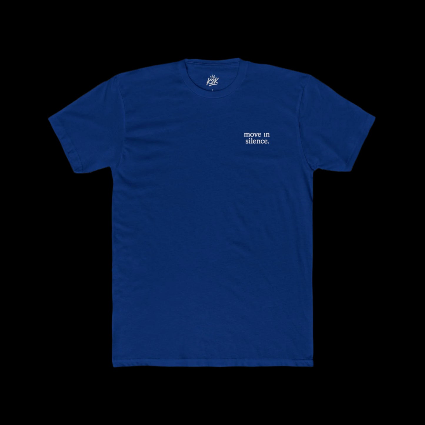 "Move In Silence" - Unisex Cotton Crew Tee