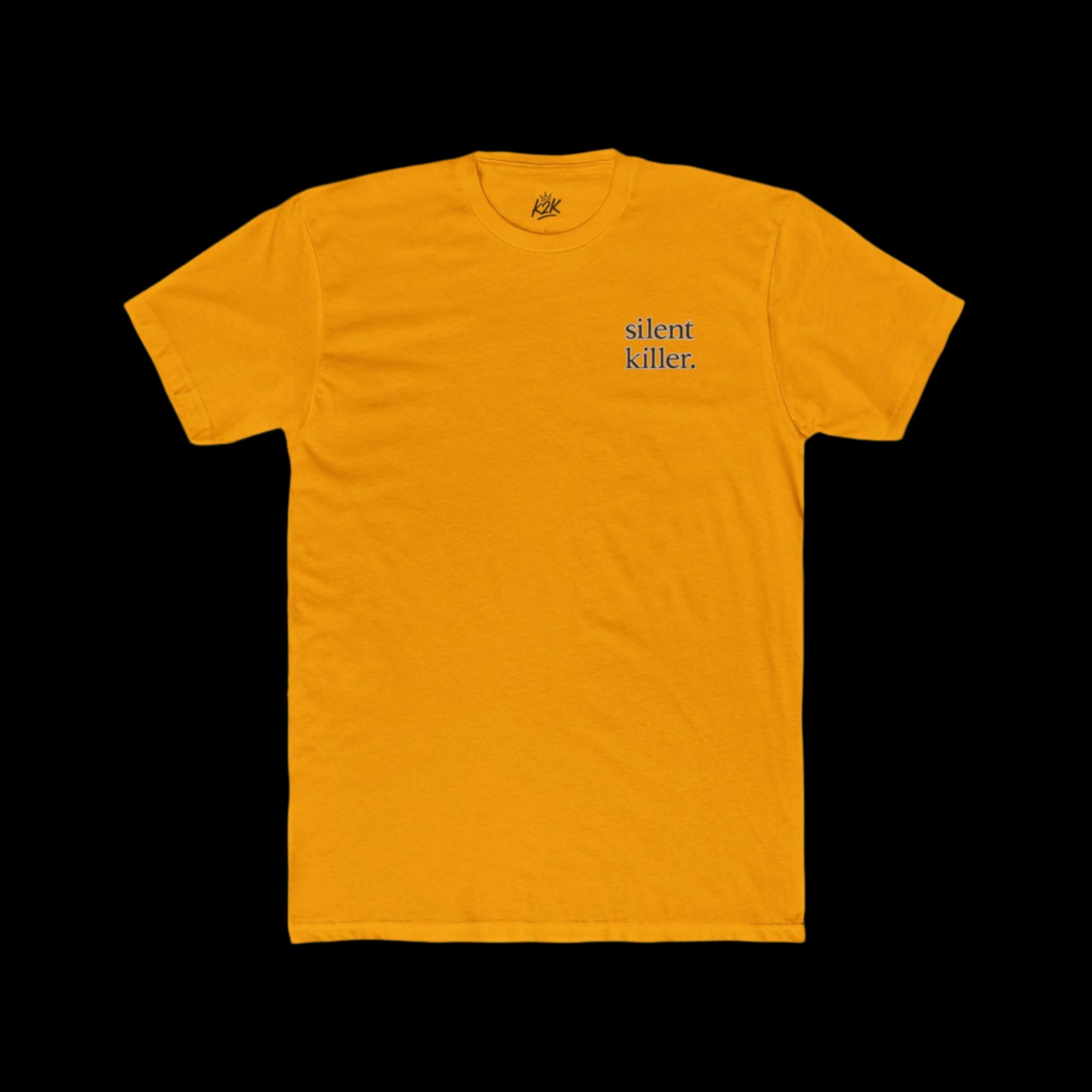 "Silent Killer" - Unisex Cotton Crew Tee