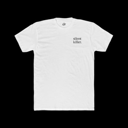 "Silent Killer" - Unisex Cotton Crew Tee